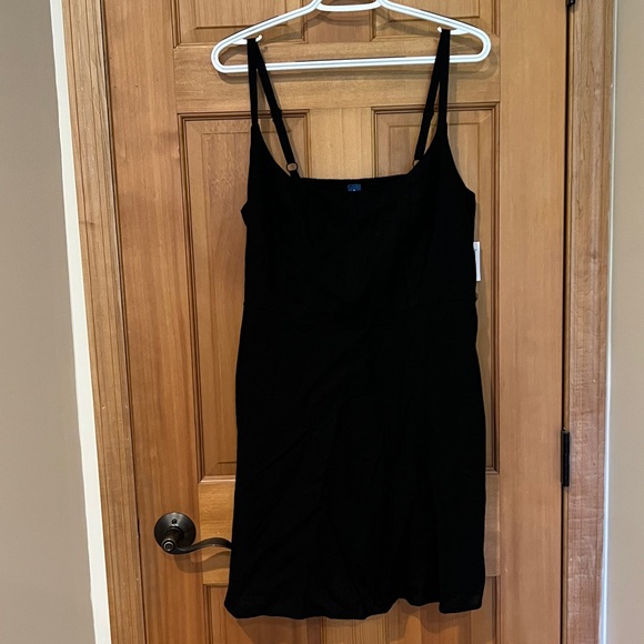 Black linen Dress - Picture 1 of 7